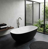Stella Oval Bathtub Freestanding Acrylic NO Overflow 1500/1700mm - Variant Colour