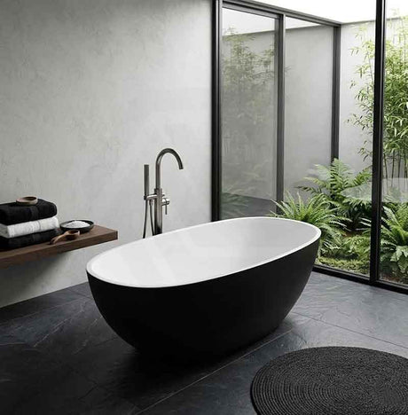 Stella Oval Bathtub Freestanding Acrylic NO Overflow 1500/1700mm - Variant Colour