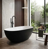 Stella Oval Bathtub Freestanding Acrylic NO Overflow 1500/1700mm - Variant Colour