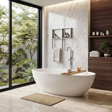 Stella Oval Bathtub Freestanding Acrylic NO Overflow 1500/1700mm - Variant Colour