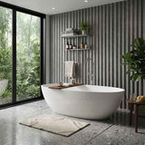 Stella Oval Bathtub Freestanding Acrylic NO Overflow 1500/1700mm - Variant Colour