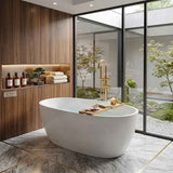 Stella Oval Bathtub Freestanding Acrylic NO Overflow 1500/1700mm - Variant Colour