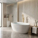 Stella Oval Bathtub Freestanding Acrylic NO Overflow 1500/1700mm - Variant Colour