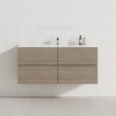 600-1500Mm Bathroom Wall Hung Vanity Stella Oak Pvc Cabinet Only Vanities