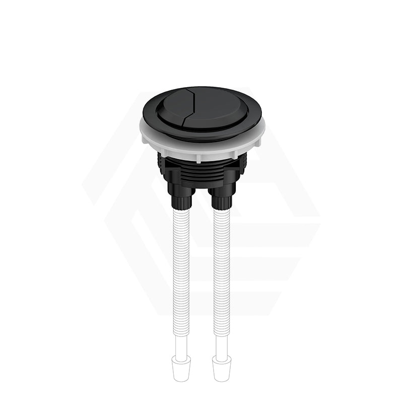 Black Round Dual Flush Toilet Water Tank Press Button for ABOUT 46mm Cistern Lid Hole