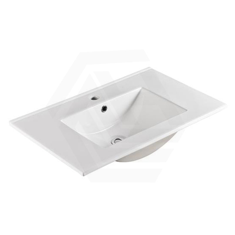 763x466x171mm Vanity Ceramic Top Gloss White with Tap Hole