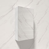 450/600/750/900/1200/1500mm PVC Pencil Edge Gloss White Shaving Cabinet With Mirror Polyurethane White Tempered Glass Shelves
