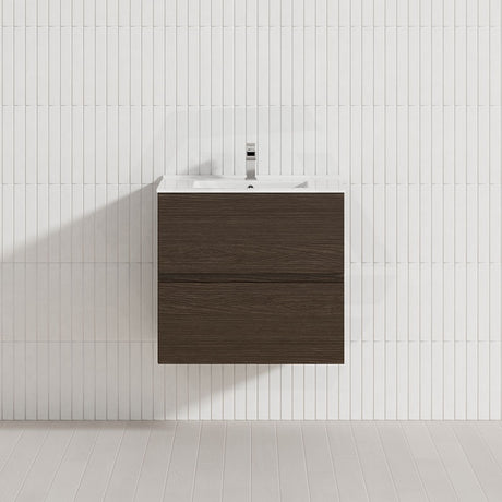 600-1500Mm Bathroom Wall Hung Vanity Stella Walnut Pvc Cabinet Only Vanities