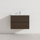 600-1500Mm Bathroom Wall Hung Vanity Stella Walnut Pvc Cabinet Only Vanities