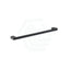 Ceram 600/800Mm Matt Black Single Towel Rail Brass & Zinc Alloy Chrome Rails