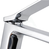 Aquaperla Rushy Solid Brass Short Basin Mixer Tap Vanity Tap Chrome/Black Colour