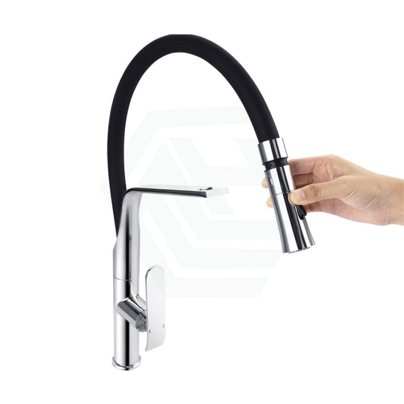 Chrome 360 Swivel Pull Down Kitchen Sink Mixer Tap Hot & Cold Mixers