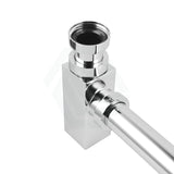 Chrome Basin Bottle Trap 32mm Square Solid Brass