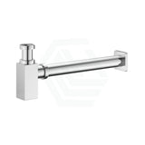 Chrome Basin Bottle Trap 32mm Square Solid Brass Traps