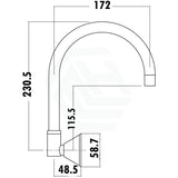 Chrome Brass Wall G Swivel Outlet Spouts