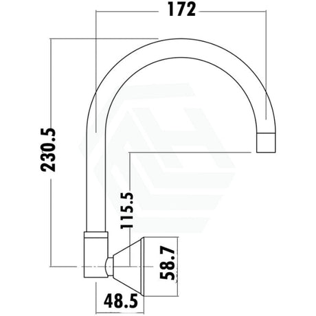 Chrome Brass Wall G Swivel Outlet Spouts