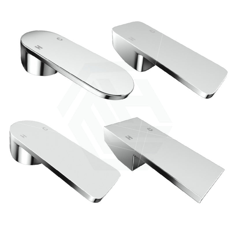 Chrome Solid Brass Mixer Handle For Bathtub And Basin Bathroom Products