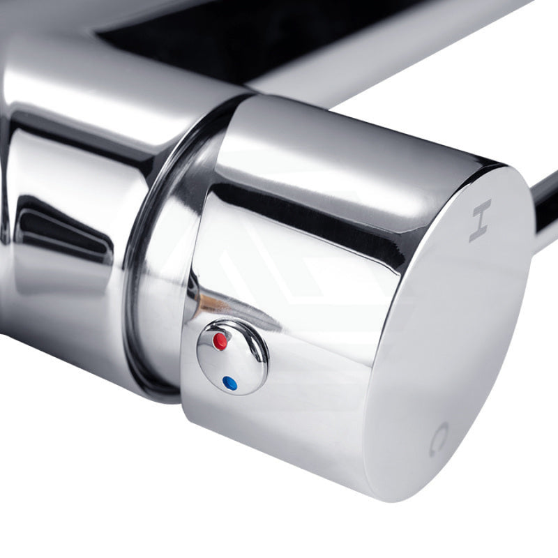 Chrome Solid Brass Mixer Tap With Flexible Rubber Spout 360 Swivel For Kitchen Products