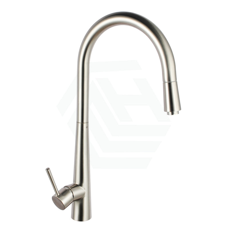 Chrome Solid Brass Round Mixer Tap With 360 Swivel And Pull Out For Kitchen Kitchen Products