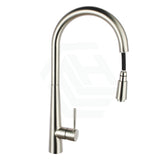 Chrome Solid Brass Round Mixer Tap With 360° Swivel And Pull Out For Kitchen Kitchen Products