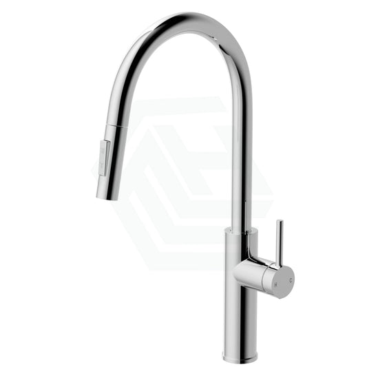 Brass 360 Swivel Pull Out Kitchen Tap Chrome
