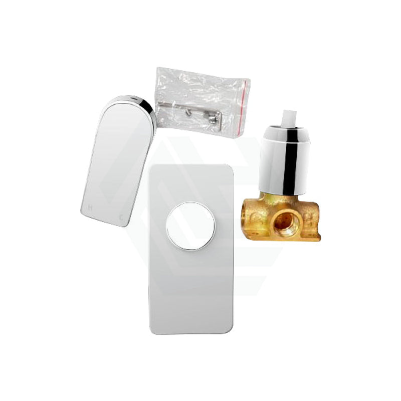 Chrome Solid Brass Wall Mounted Mixer For Shower And Bath Bathroom Products