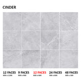 Enzo Cinder Surface Tec Stone Look Grey 300/600/1200mm Tile