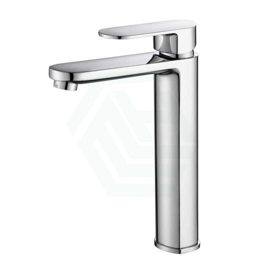 Cora Brass Chrome Tall Basin Mixer Tap For Vanity And Sink Mixers