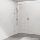 900/1000x2200mm Arch Frameless Shower Screen Fixed Panel Tempered Glass Variant Colour