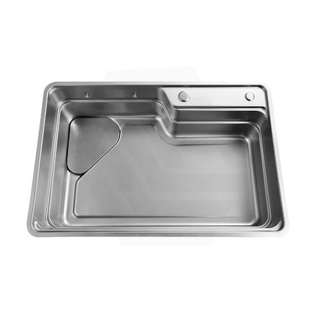 Yasumi 750x490x240mm Japanese Style 1.2mm Thick Stainless Steel Single Bowl Kitchen Sink Top/Flush/Undermount