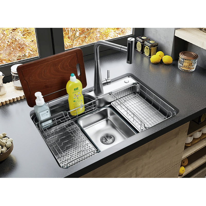 Yasumi 750x490x240mm Japanese Style 1.2mm Thick Stainless Steel Single Bowl Kitchen Sink Top/Flush/Undermount