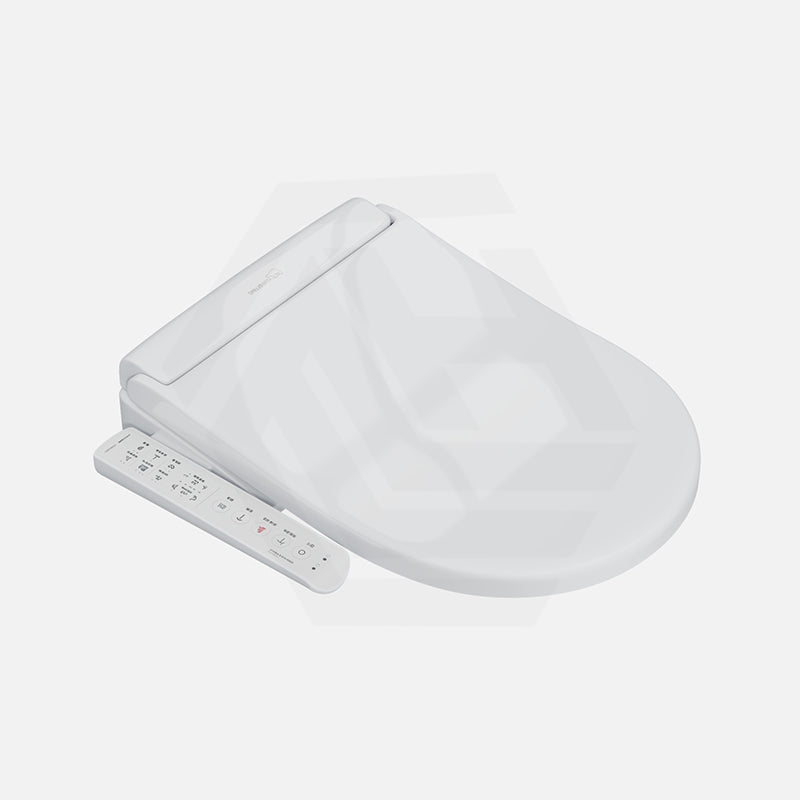 DAELIMBATH Ultra Slim Electronic Smart Bidet Toilet Seat with Side Arm Control Round / Elongated / D Shape Seats Available - Gloss White