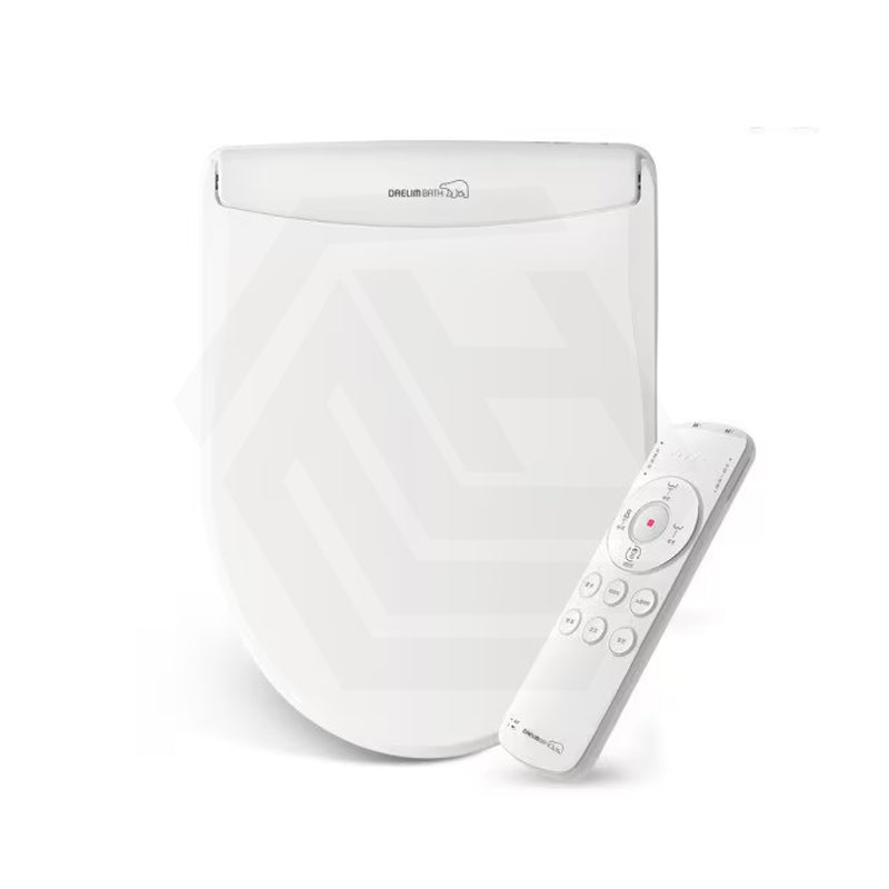 DAELIMBATH Ultra Slim Electronic Smart Bidet Toilet Seat with Remote Control Round / Elongated / D Shape Seats Available - Gloss White