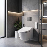 DAELIMBATH Ultra Slim Electronic Smart Bidet Toilet Seat with Remote Control Round / Elongated / D Shape Seats Available - Gloss White