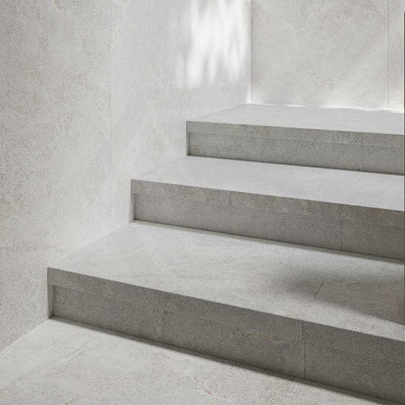 Anthology Crystal Stone Look External Bullnose Drop Edge 400x600mm