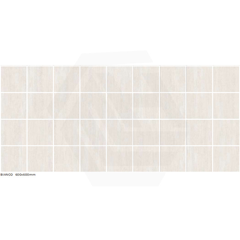 Avoca Bianco Travertine Look Matt White 300/600/1200mm Tile