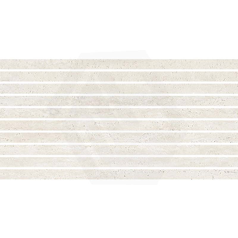 Avoca Bianco Matt Travertine Look 300x600mm Feature Tile