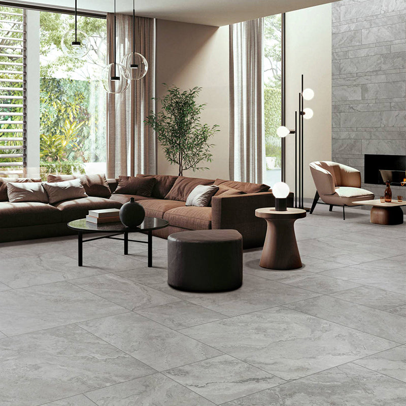 Baroque Surface Tec Stone Look Medium Grey 300/600/1200mm Tile