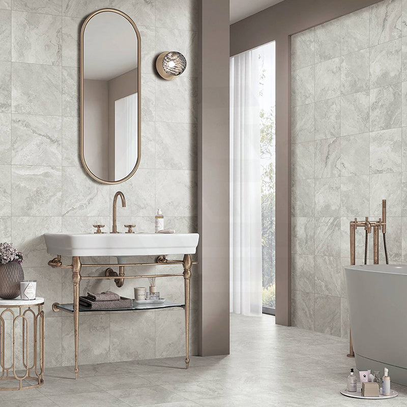 Baroque Surface Tec Stone Look Light Grey 300/600/1200mm Tile