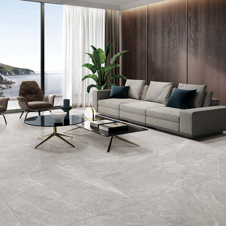Capri Earl Grey Matt Stone Look 900x900mm Tile