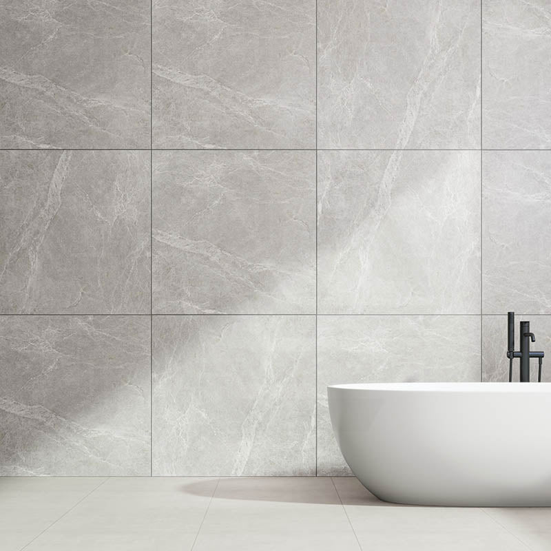 Capri Earl Grey Matt Stone Look 900x900mm Tile