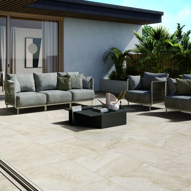 Capri Nutmeg Stone Look External Paver 600x600x20mm