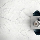 Calacatta Deluxe Honed Marble Look Super White 300/600/1200 Tile