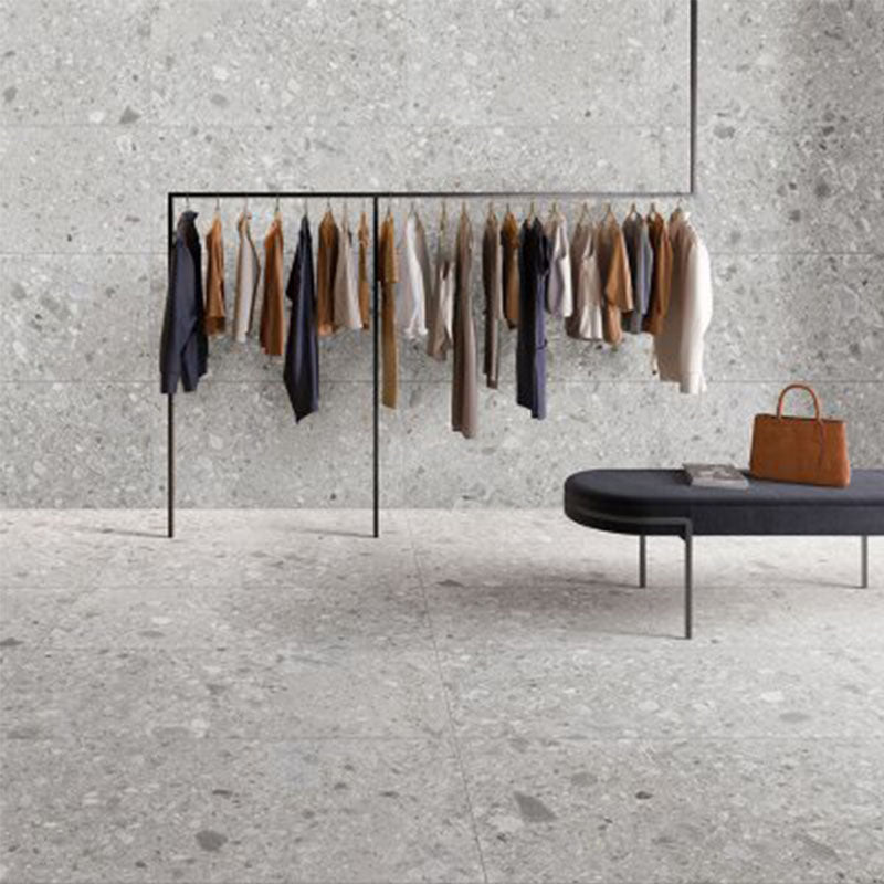 Ceppo Stone Terrazzo Look Surface Tec Dark Grey 300/600/1200mm Tile