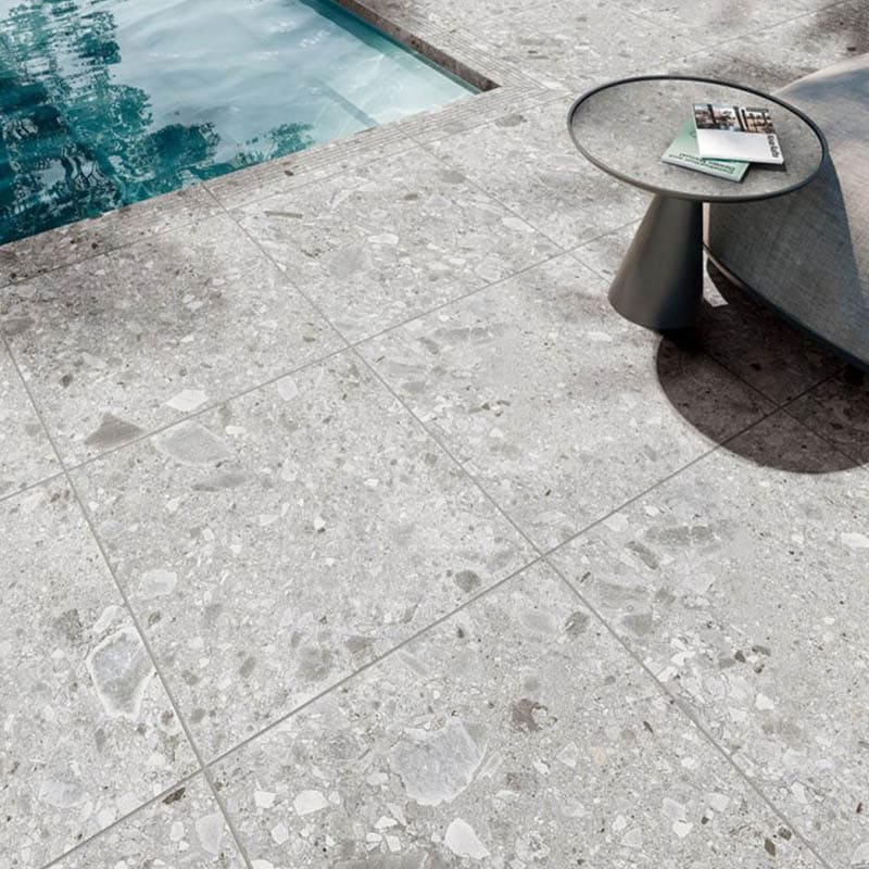 Ceppo Stone Medium Terrazzo Look External Paver 600x600x20mm