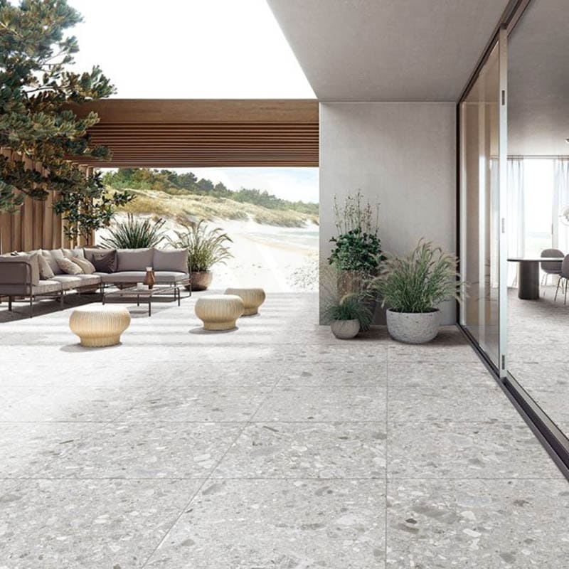 Ceppo Stone Medium Terrazzo Look External Paver 600x600x20mm