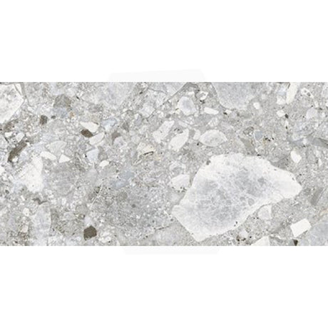 Ceppo Stone Terrazzo Look Surface Tec Medium Grey 300/600/1200mm Tile