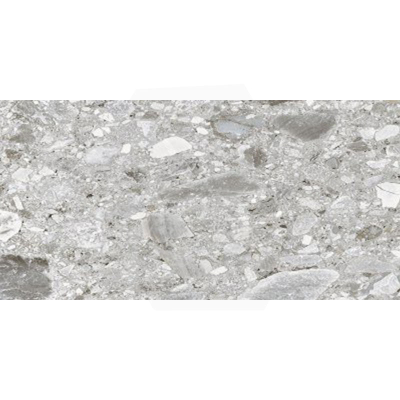 Ceppo Stone Terrazzo Look Surface Tec Medium Grey 300/600/1200mm Tile