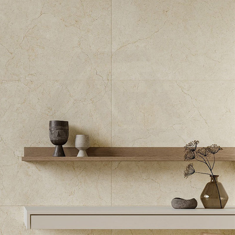 Crema Marfil Ivory Marble Look SilkTec Beige 300/600/1200mm Tile