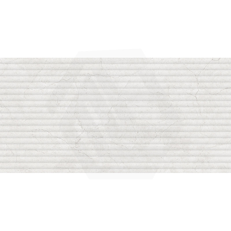 Crema Marfil Bianco 3D Concave Marble Look SilkTec White 600x1200mm Tile